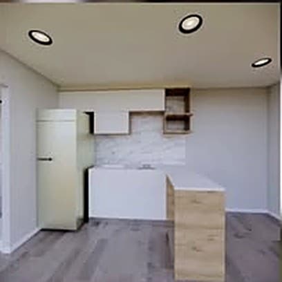 Cocina, Minidepartamento Proyecto Villalobos